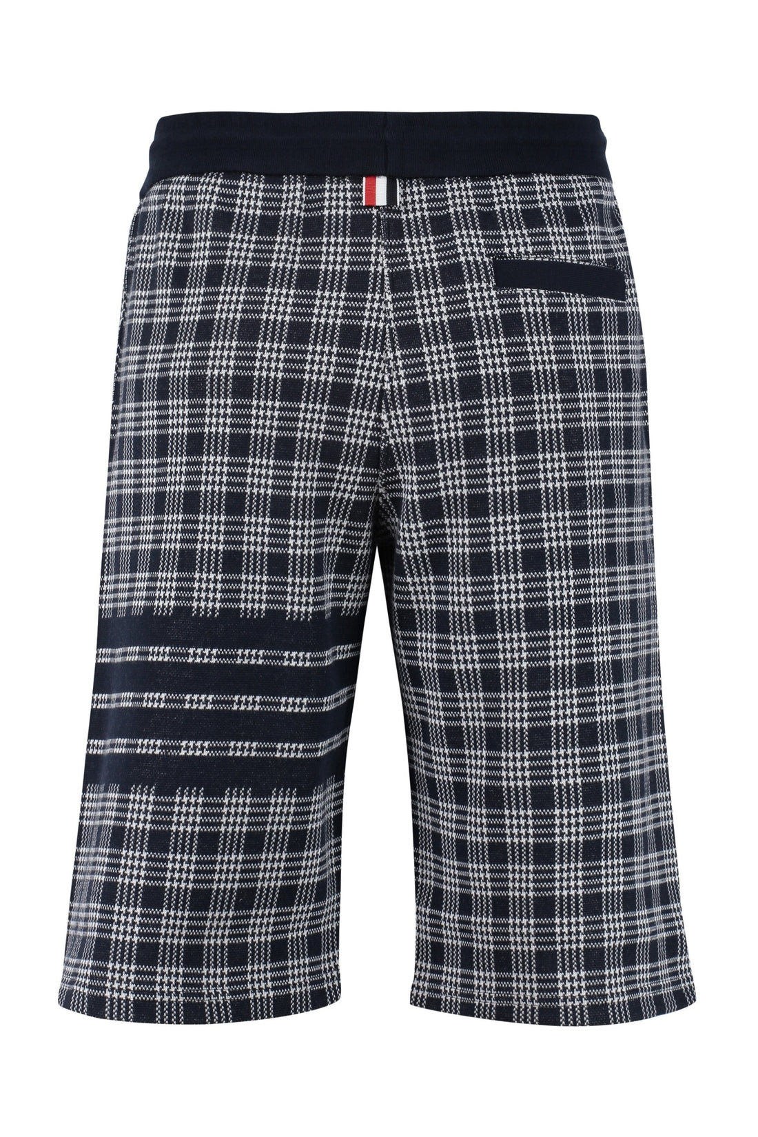 Thom Browne-OUTLET-SALE-Checked cotton shorts-ARCHIVIST