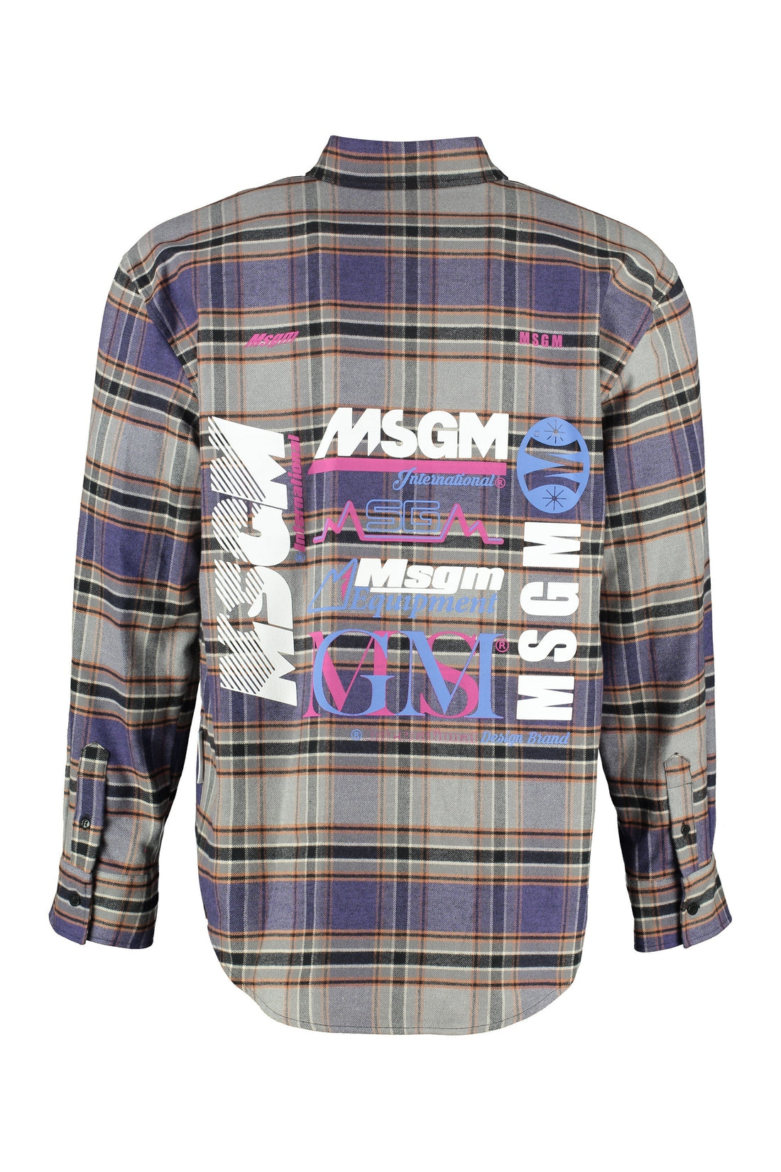 MSGM-OUTLET-SALE-Checked flannel shirt-ARCHIVIST