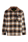Barrow-OUTLET-SALE-Checked shirt with jersey hood-ARCHIVIST