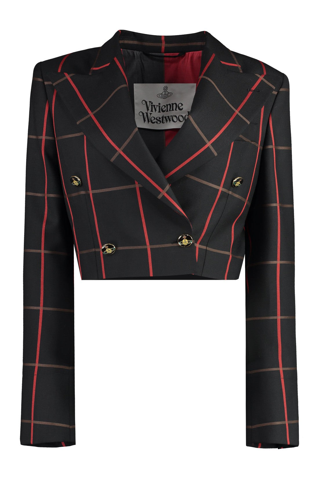 Vivienne Westwood-OUTLET-SALE-Checked wood Jacket-ARCHIVIST
