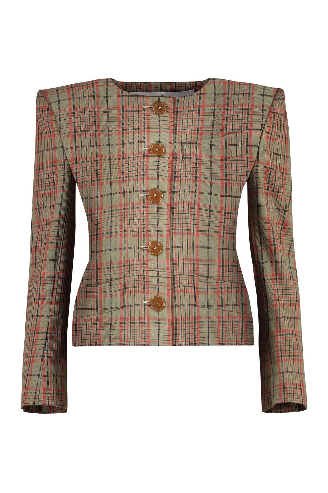 Vivienne Westwood-OUTLET-SALE-Checked wood jacket-ARCHIVIST