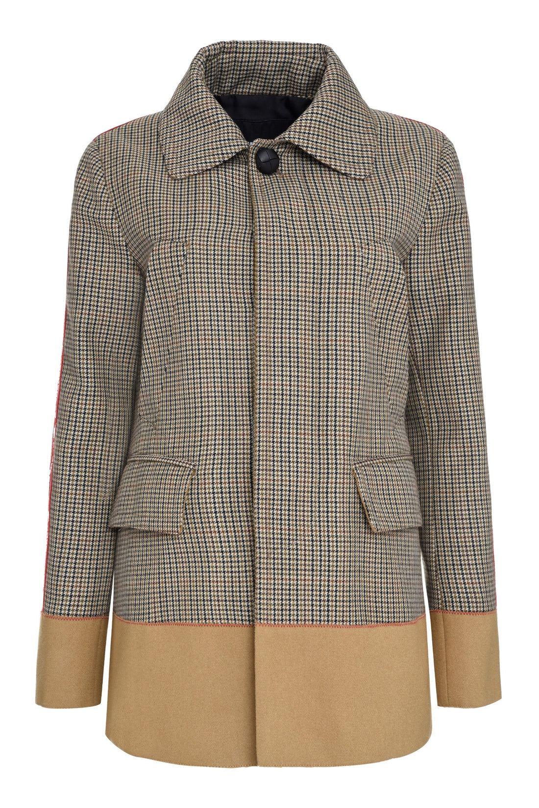 Dsquared2-OUTLET-SALE-Checked wool jacket-ARCHIVIST