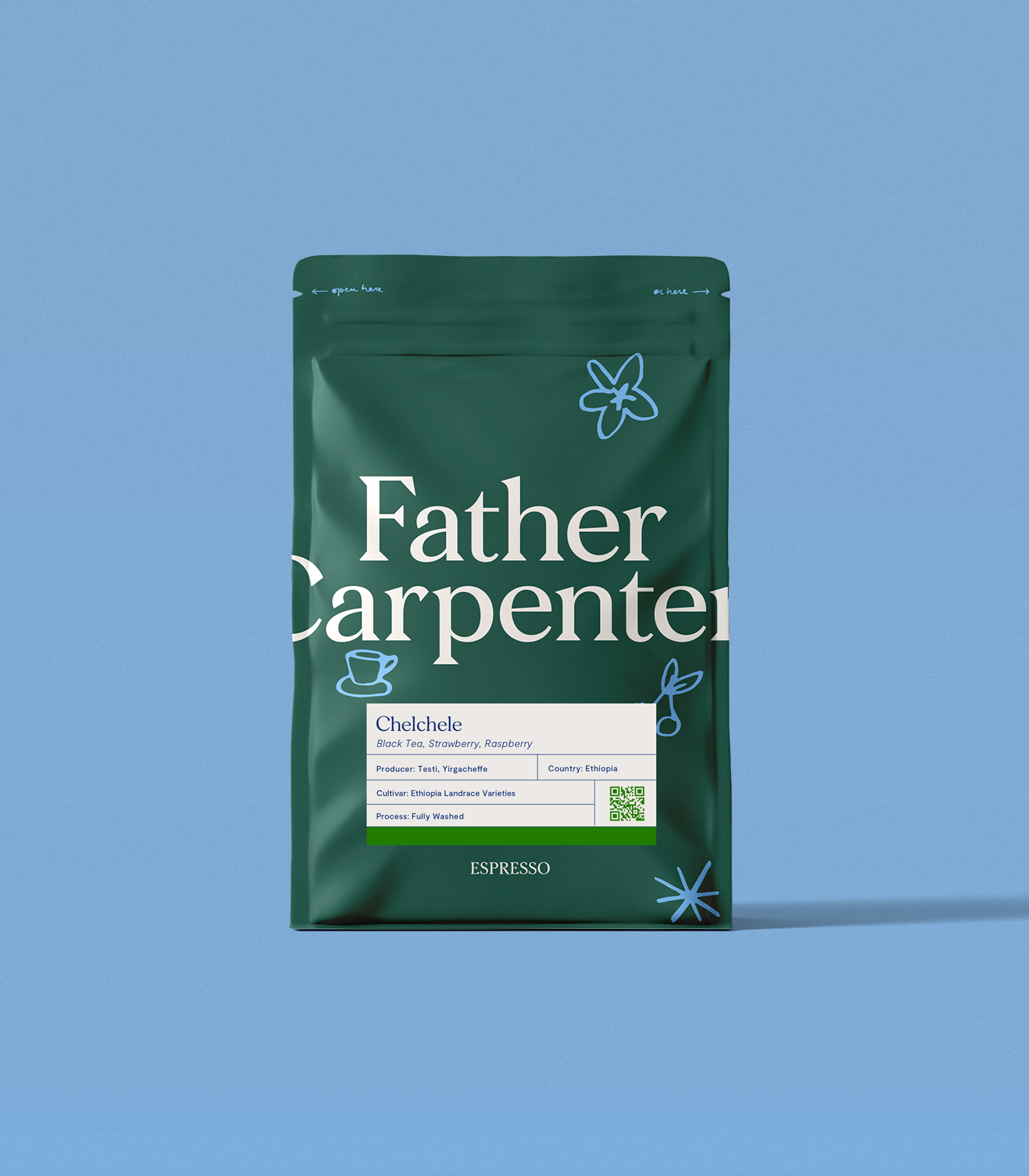 Father Carpenter-Chelchele, Ethiopia - Espresso-Coffee Beans-Black-Deal-Outlet-by-ARCHIVIST