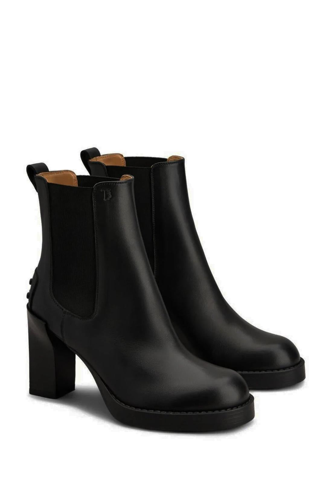 Tod's-OUTLET-SALE-Chelsea boots in leather-ARCHIVIST