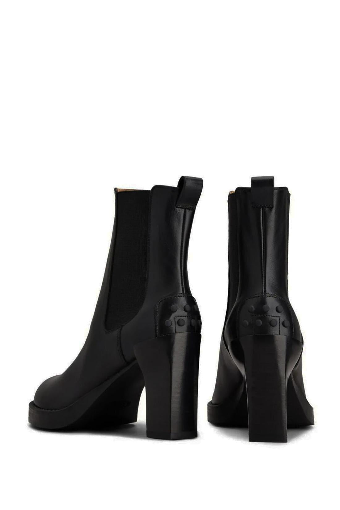 Tod's-OUTLET-SALE-Chelsea boots in leather-ARCHIVIST