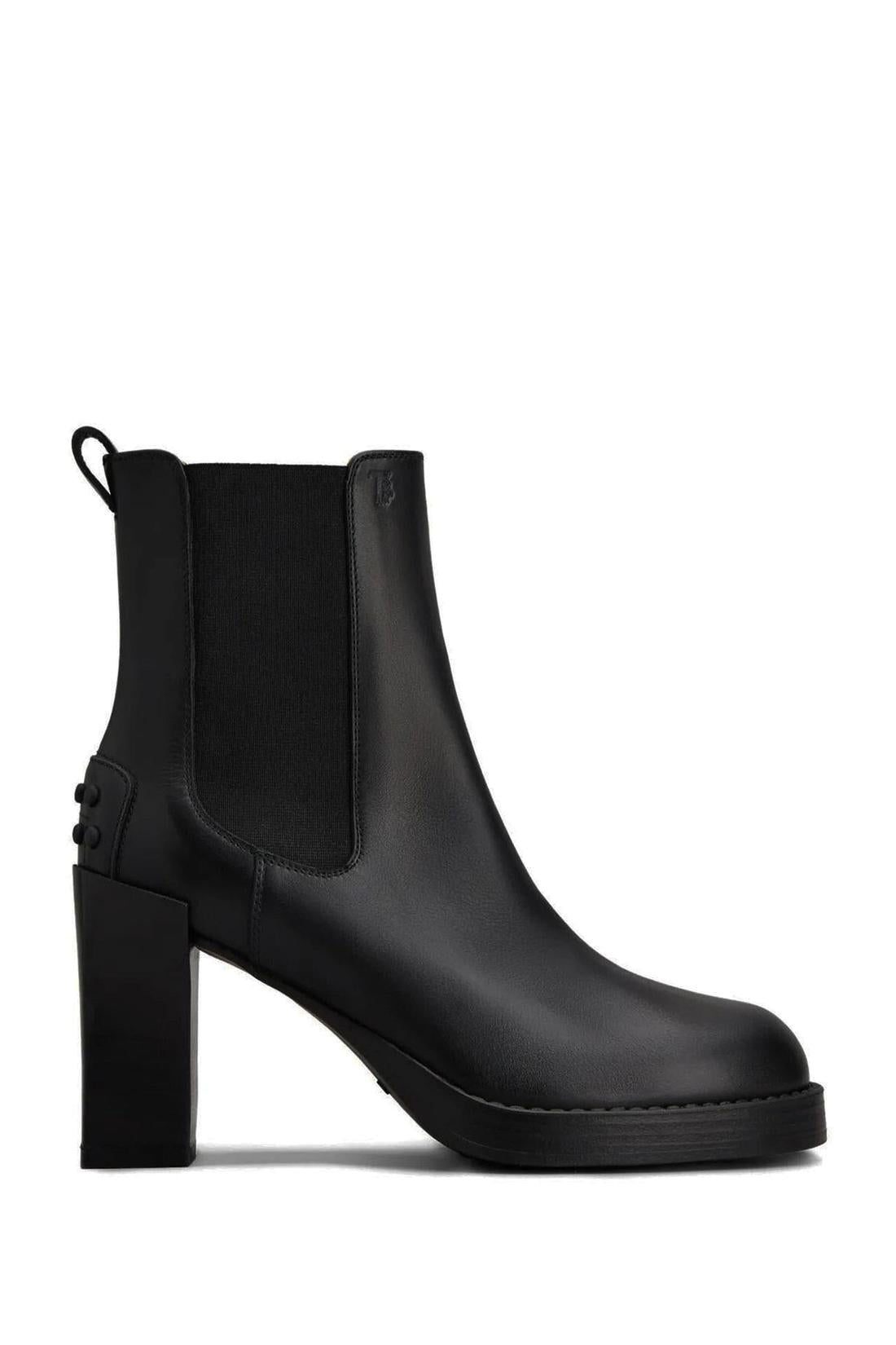 Tod's-OUTLET-SALE-Chelsea boots in leather-ARCHIVIST