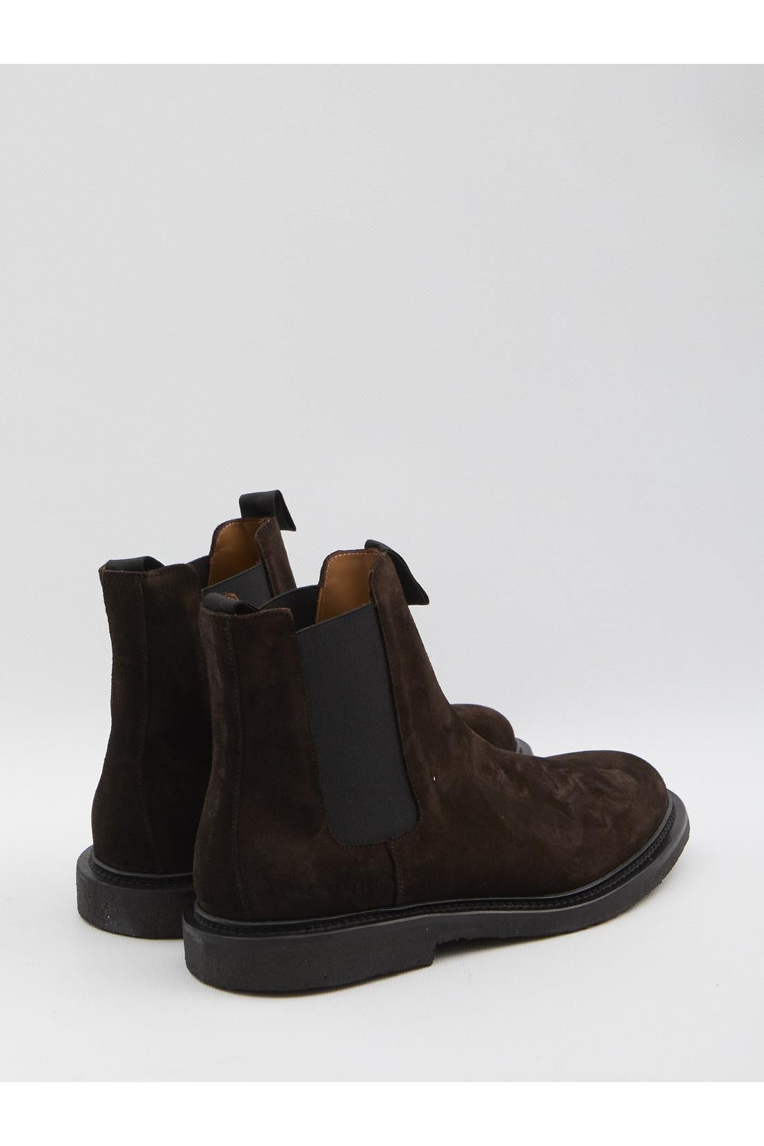Common Projects-OUTLET-SALE-Chelsea boots in waxed suede-ARCHIVIST