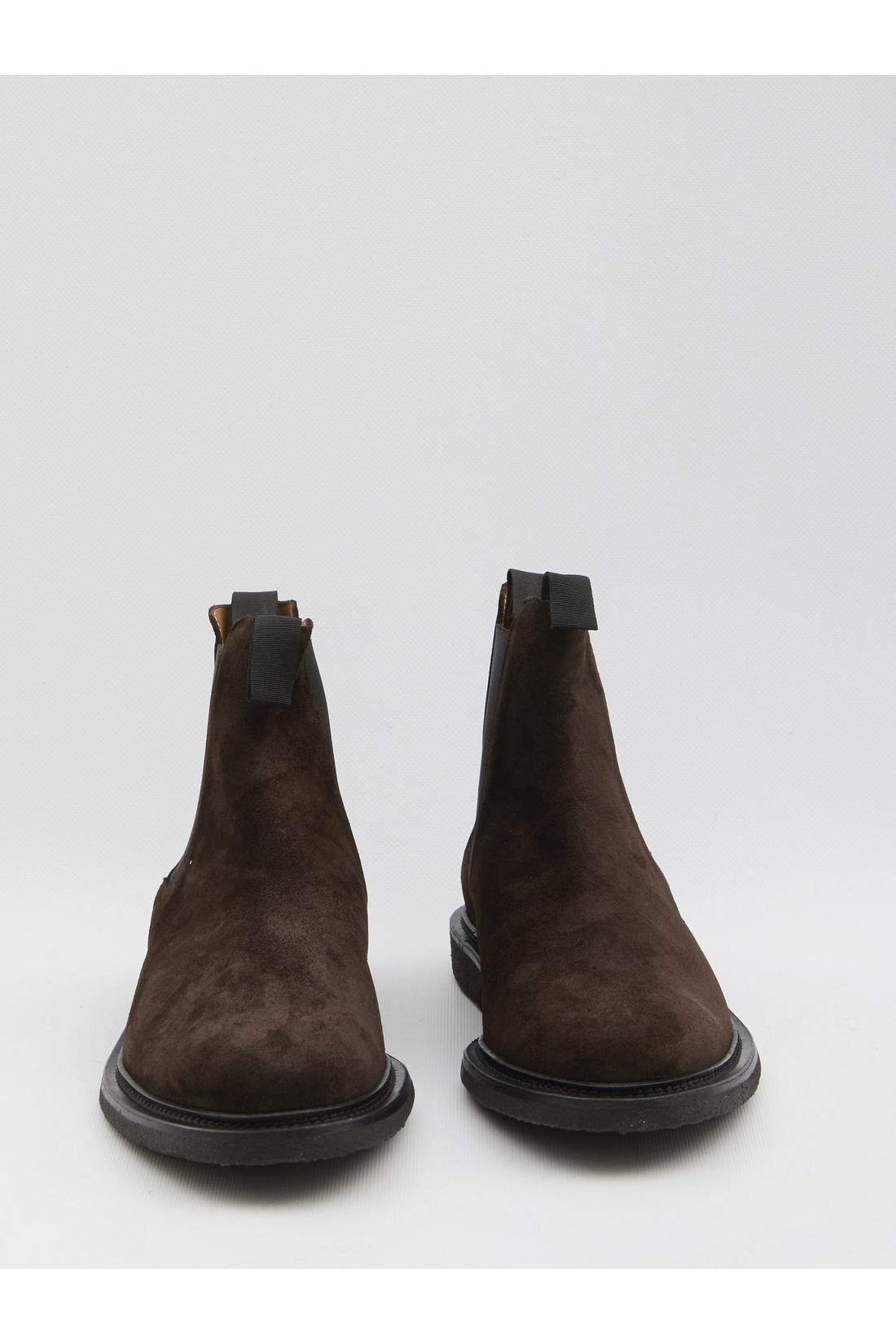 Common Projects-OUTLET-SALE-Chelsea boots in waxed suede-ARCHIVIST