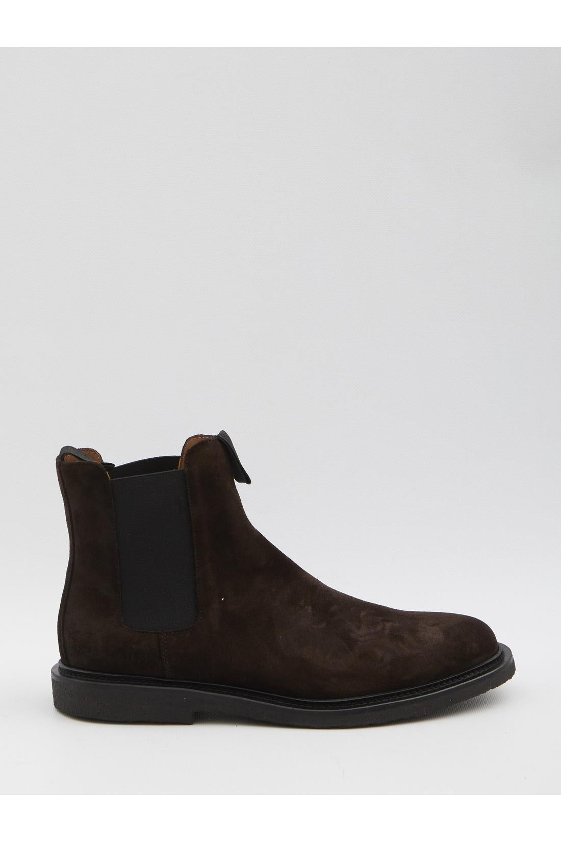 Common Projects-OUTLET-SALE-Chelsea boots in waxed suede-ARCHIVIST