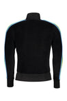 Palm Angels-OUTLET-SALE-Chenille full-zip sweatshirt-ARCHIVIST