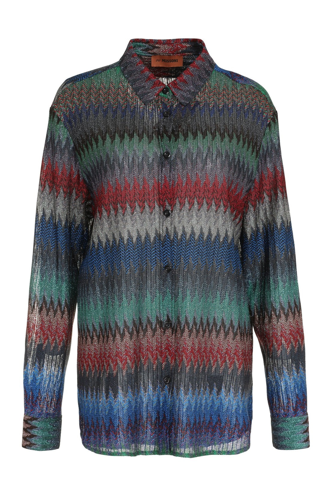 Missoni-OUTLET-SALE-Chevron knit shirt-ARCHIVIST