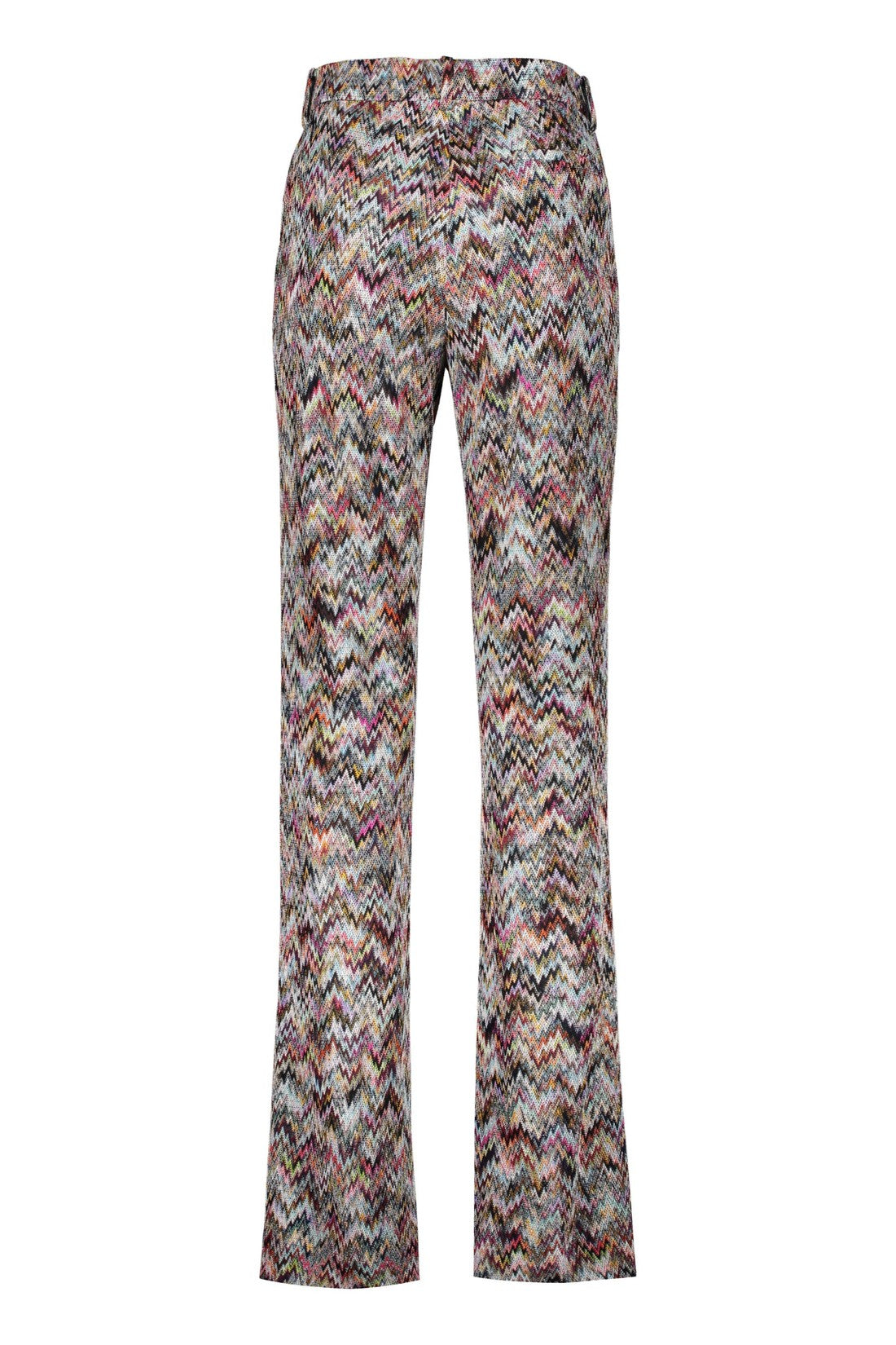 Missoni-OUTLET-SALE-Chevron knitted palazzo trousers-ARCHIVIST