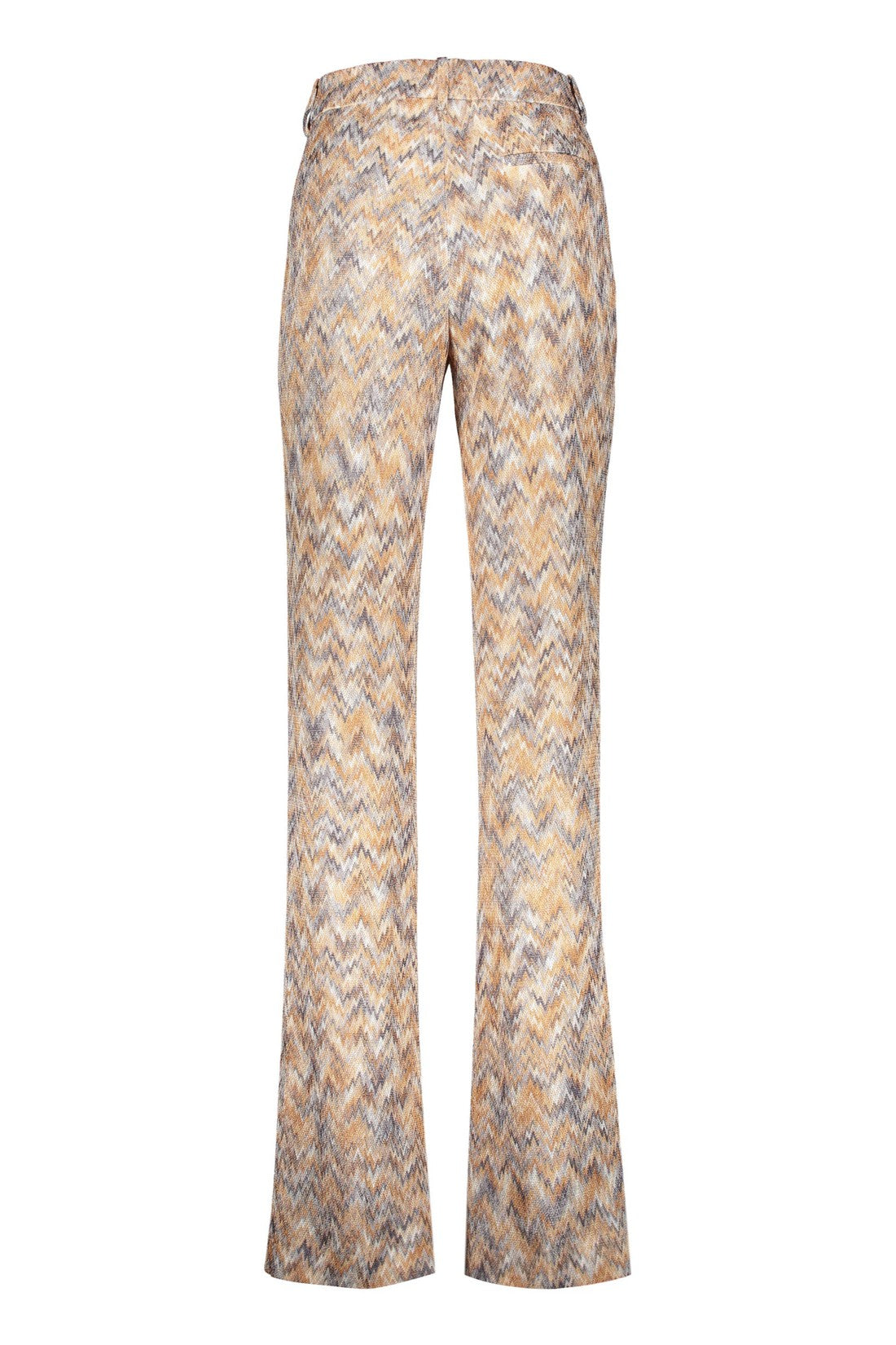 Missoni-OUTLET-SALE-Chevron knitted palazzo trousers-ARCHIVIST