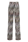 Missoni-OUTLET-SALE-Chevron knitted palazzo trousers-ARCHIVIST