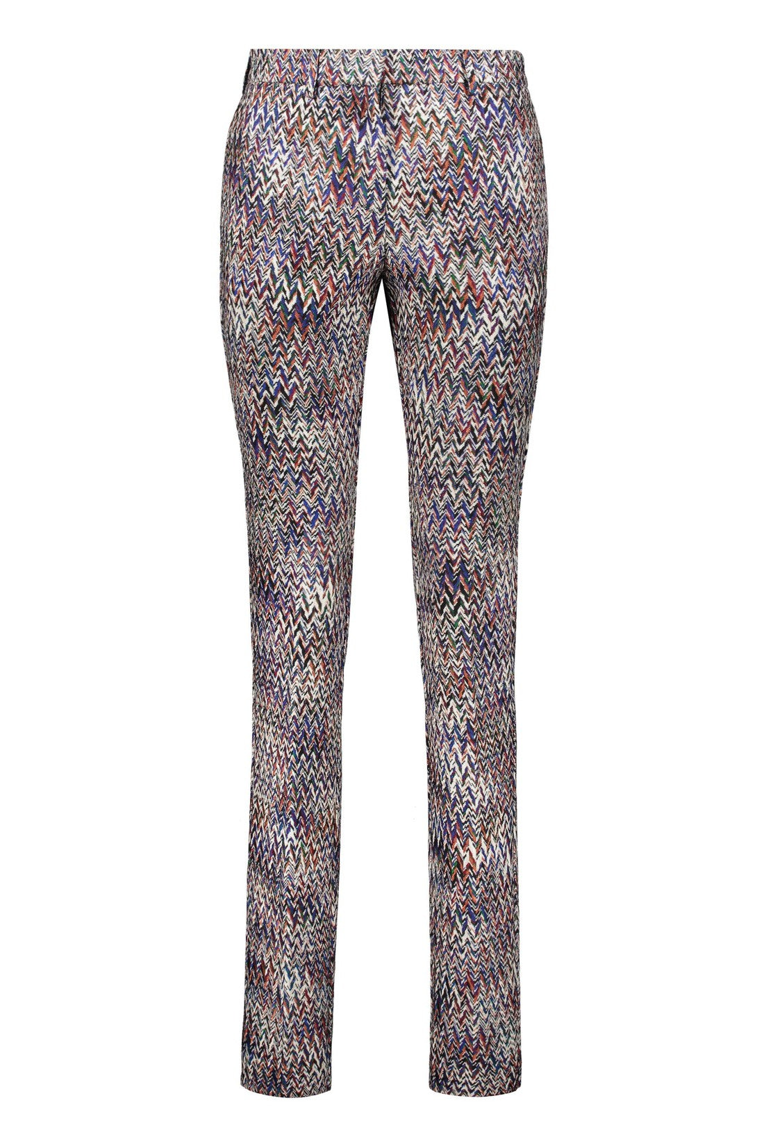 Missoni-OUTLET-SALE-Chevron knitted palazzo trousers-ARCHIVIST