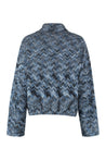 Missoni-OUTLET-SALE-Chevron motif knitted jacket-ARCHIVIST