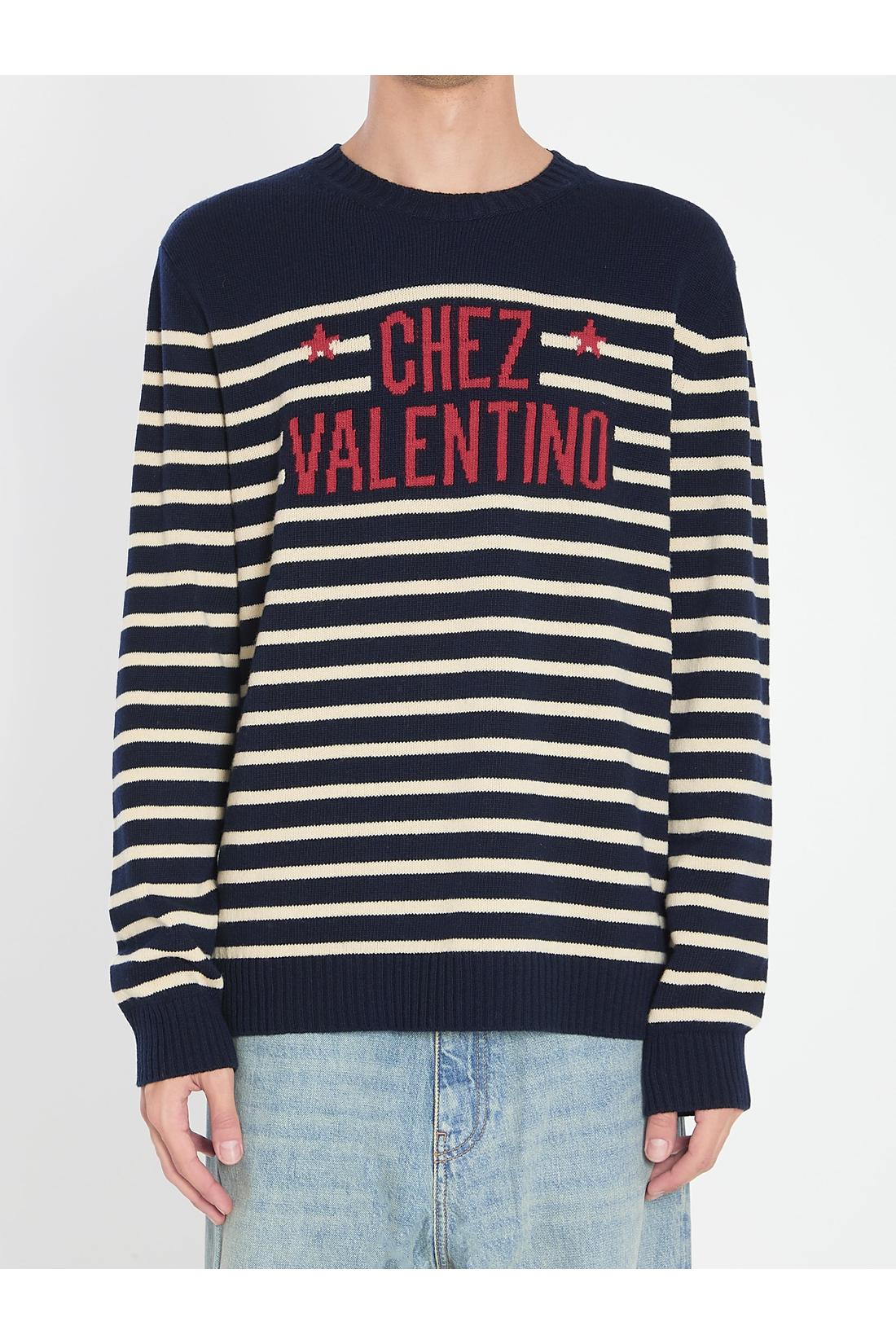 Valentino Garavani-OUTLET-SALE-Chez Valentino Sweater-ARCHIVIST