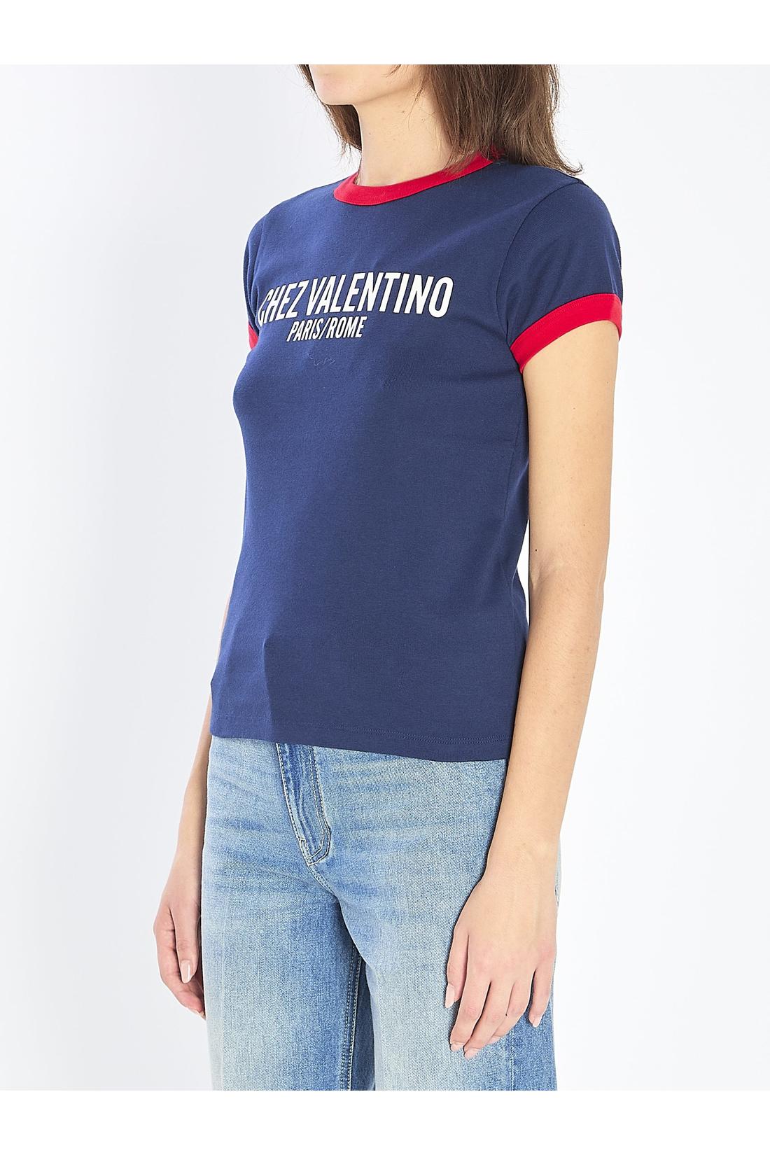 Valentino Garavani-OUTLET-SALE-Chez Valentino T-Shirt-ARCHIVIST