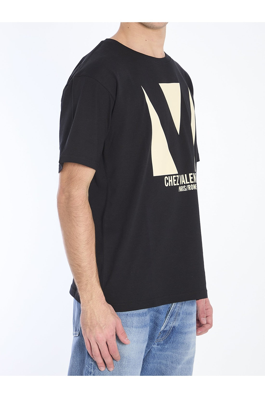 Valentino Garavani-OUTLET-SALE-Chez Valentino T-shirt-ARCHIVIST