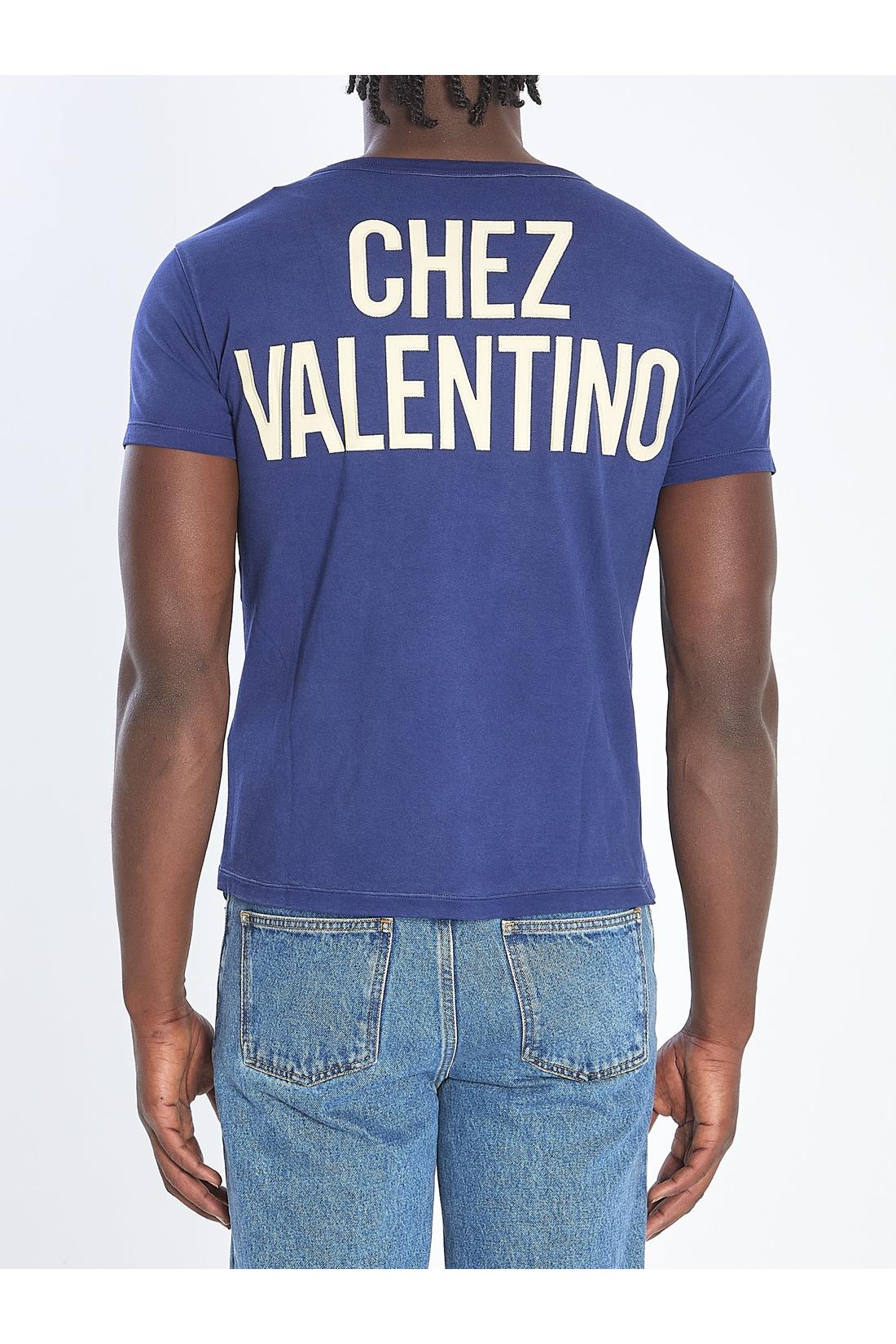 Valentino Garavani-OUTLET-SALE-Chez Valentino T-shirt-ARCHIVIST