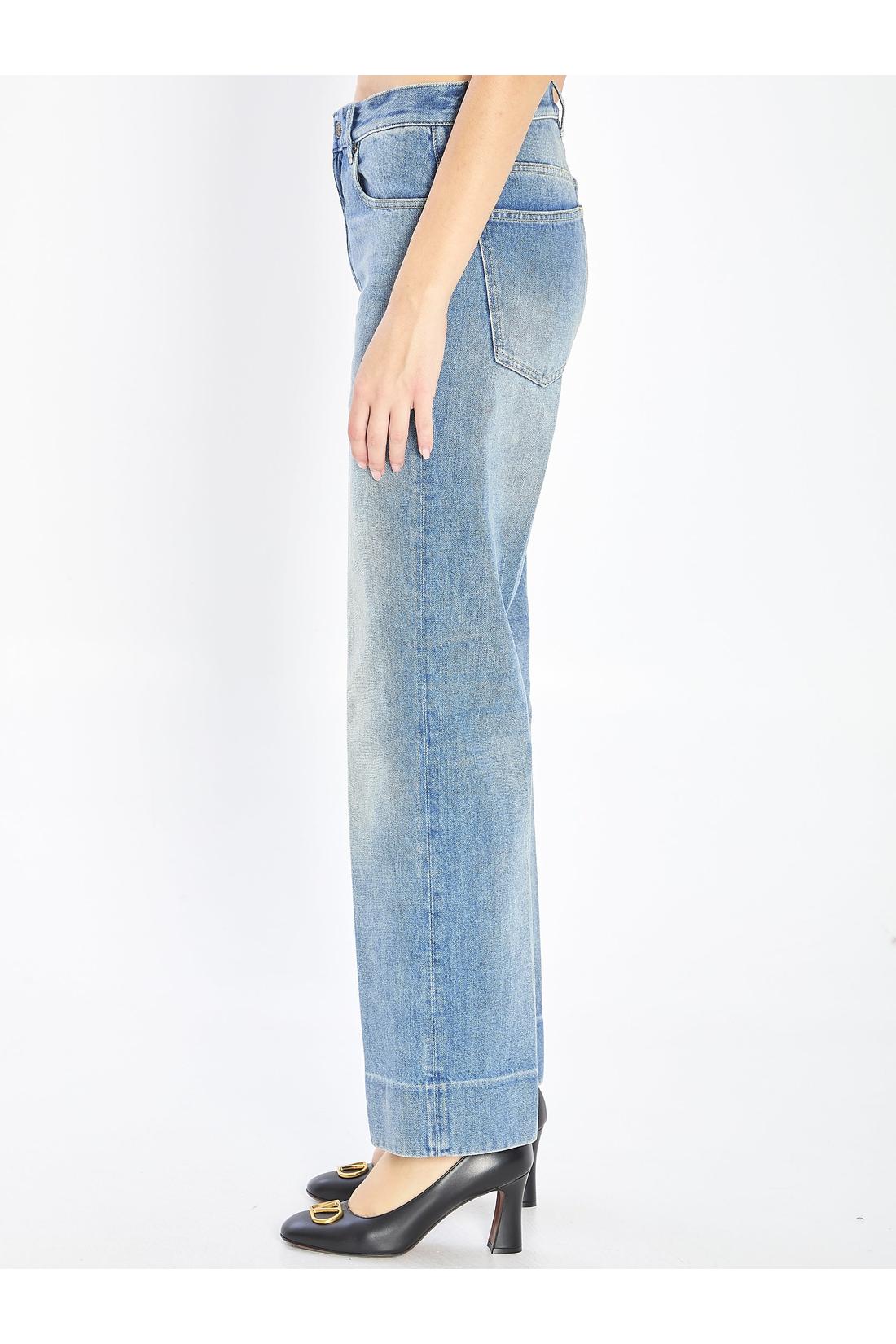 Valentino Garavani-OUTLET-SALE-Chez Valentino denim pants-ARCHIVIST