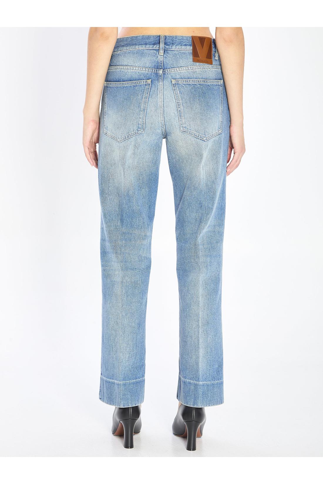 Valentino Garavani-OUTLET-SALE-Chez Valentino denim pants-ARCHIVIST