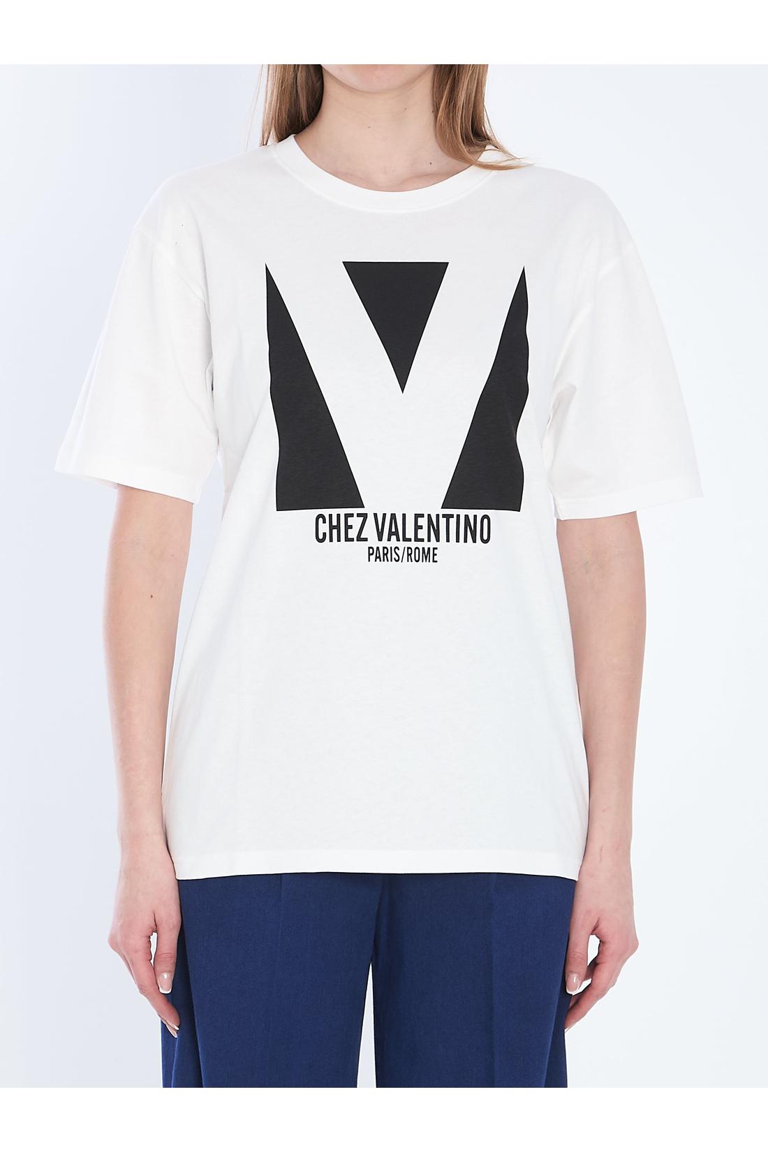 Valentino Garavani-OUTLET-SALE-Chez Valentino t-shirt-ARCHIVIST