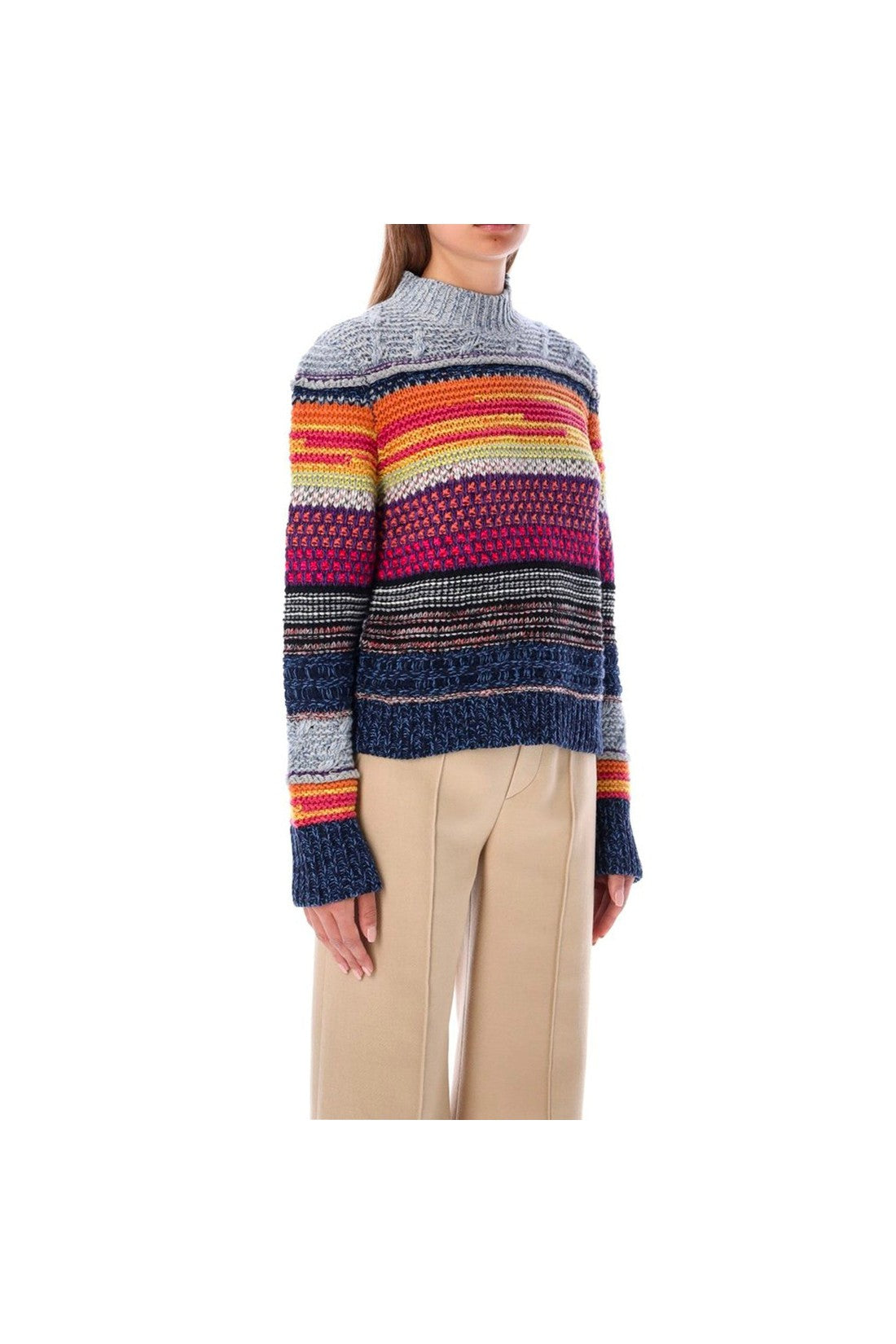 CHLOE'-OUTLET-SALE-Chloe' Cashmere Turtleneck Pullover-ARCHIVIST