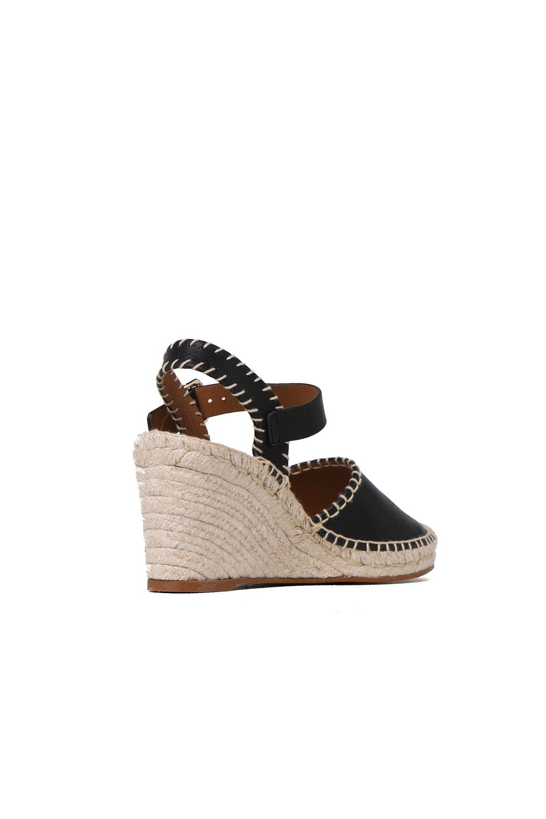 CHLOE'-OUTLET-SALE-Chloe' Leather Wedge Sandals-ARCHIVIST