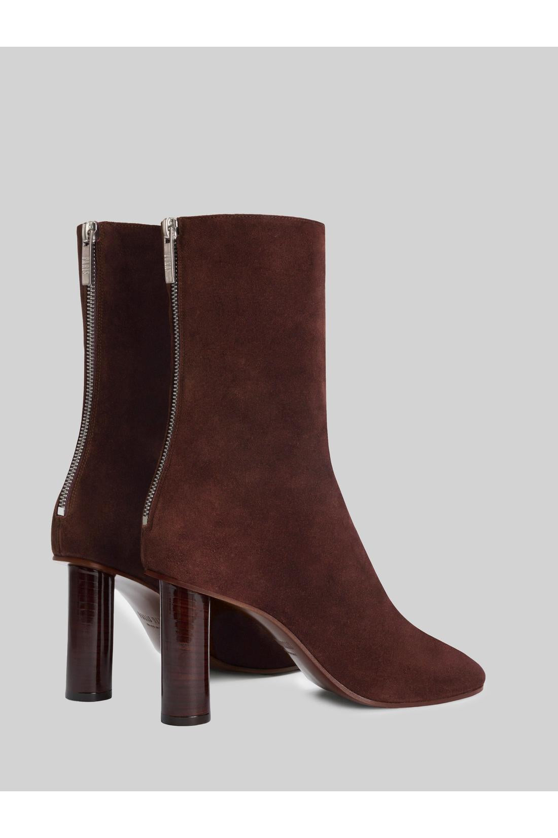 Paris Texas-OUTLET-SALE-Chocolate Alice ankle boots 85-ARCHIVIST
