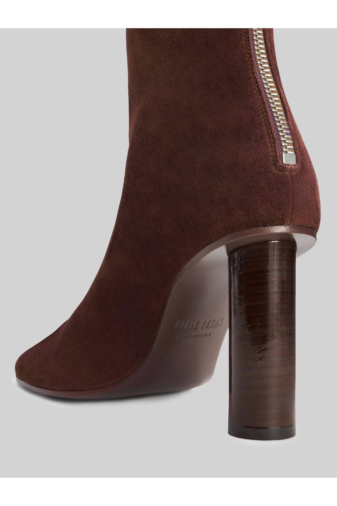 Paris Texas-OUTLET-SALE-Chocolate Alice ankle boots 85-ARCHIVIST