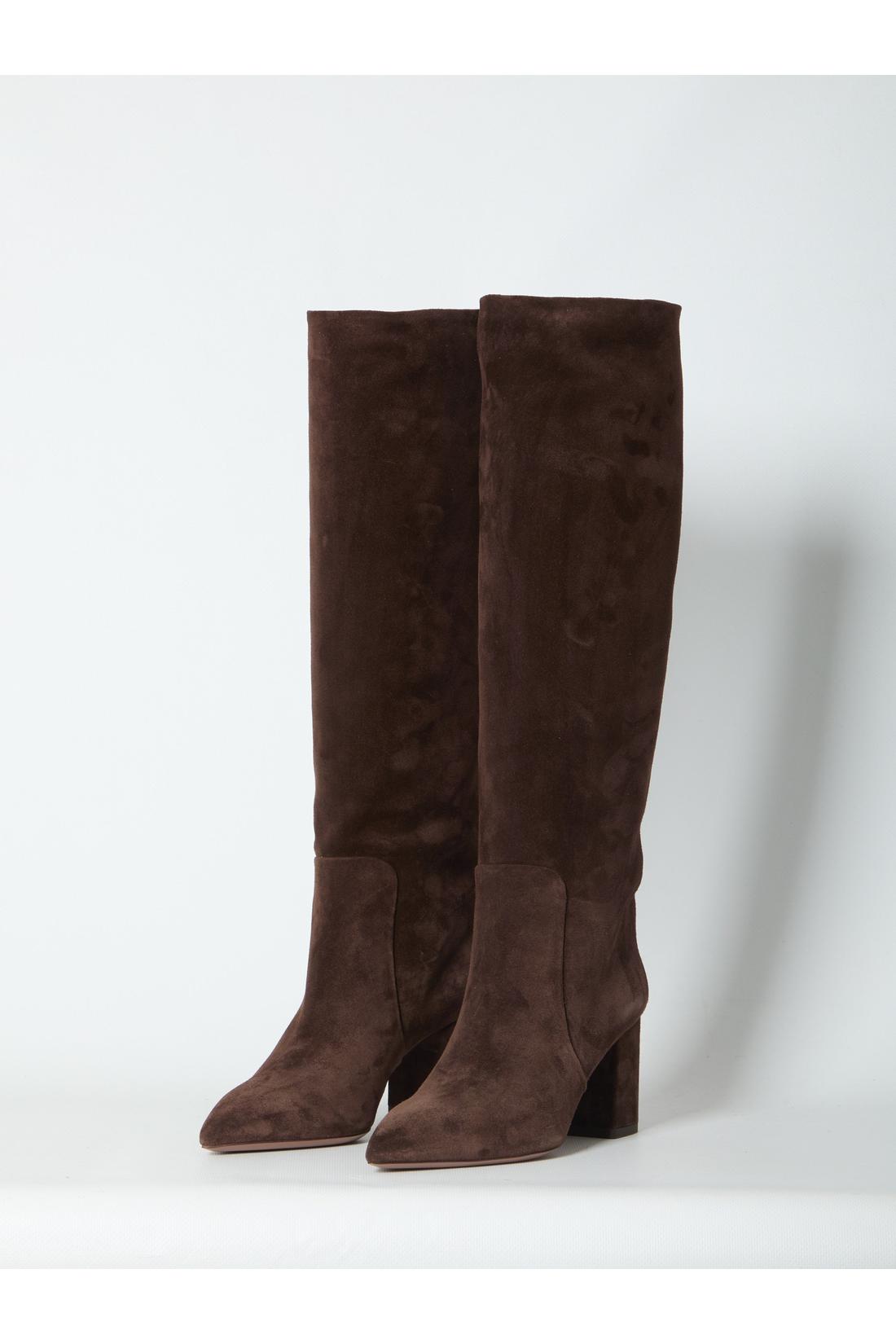 Paris Texas-OUTLET-SALE-Chocolate Anja boots 70-ARCHIVIST