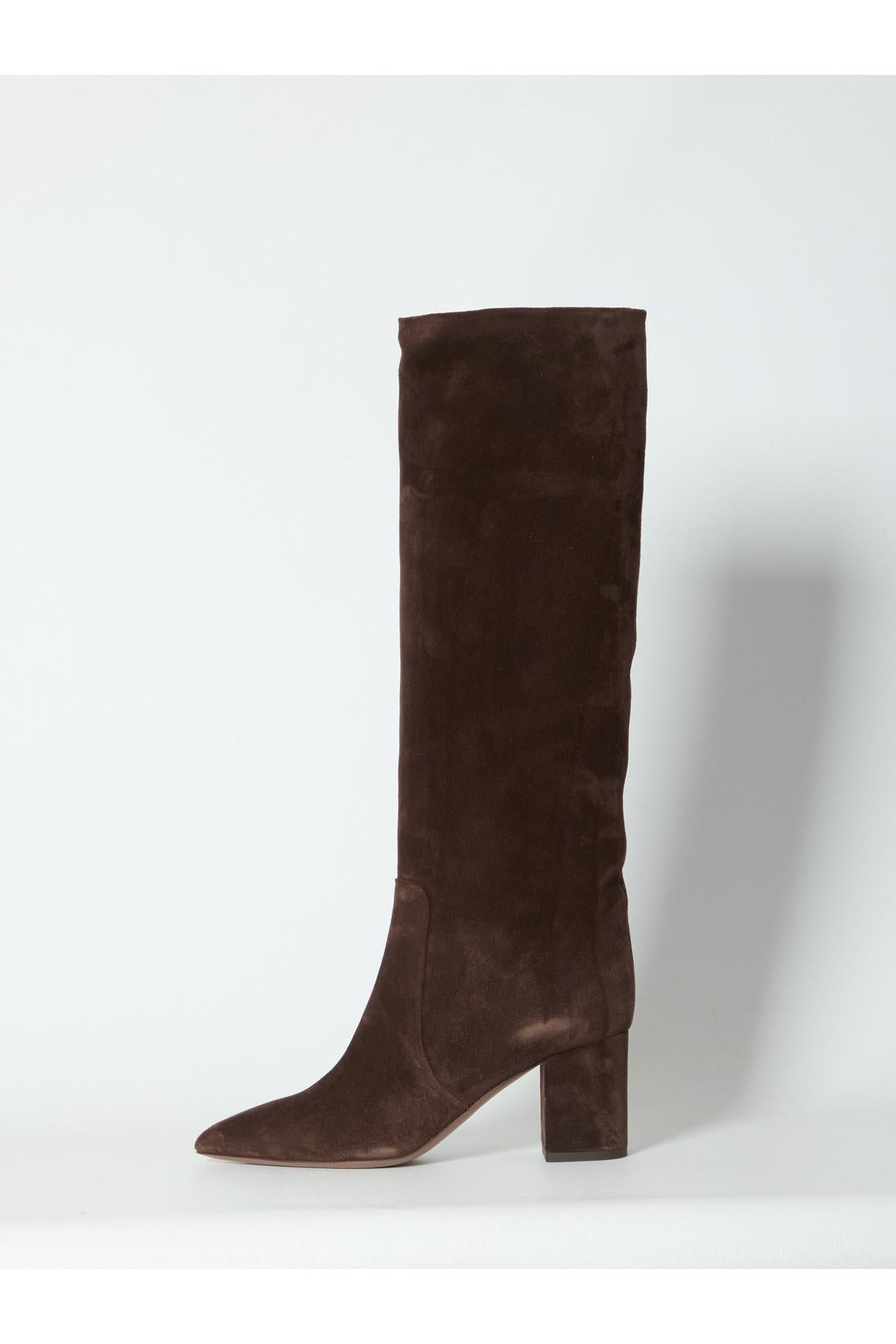 Paris Texas-OUTLET-SALE-Chocolate Anja boots 70-ARCHIVIST