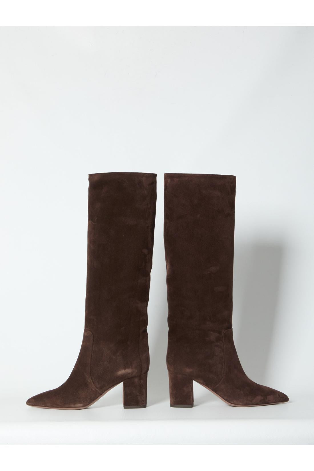 Paris Texas-OUTLET-SALE-Chocolate Anja boots 70-ARCHIVIST