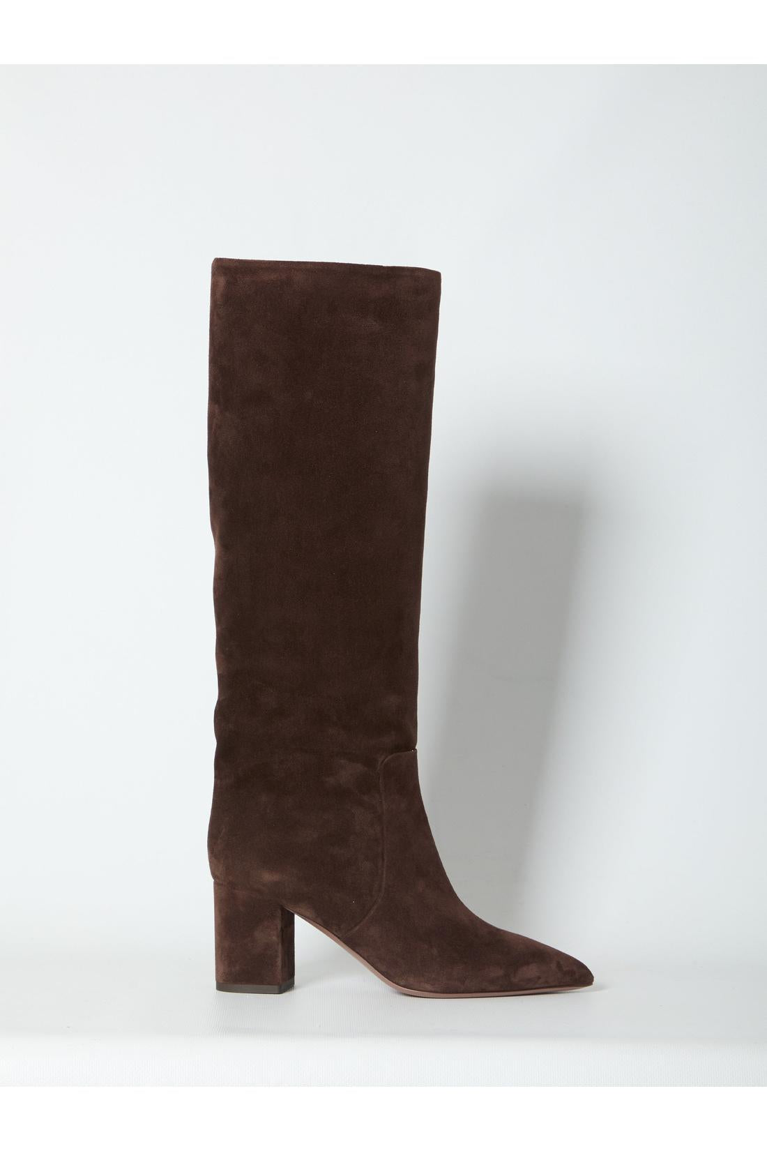 Paris Texas-OUTLET-SALE-Chocolate Anja boots 70-ARCHIVIST