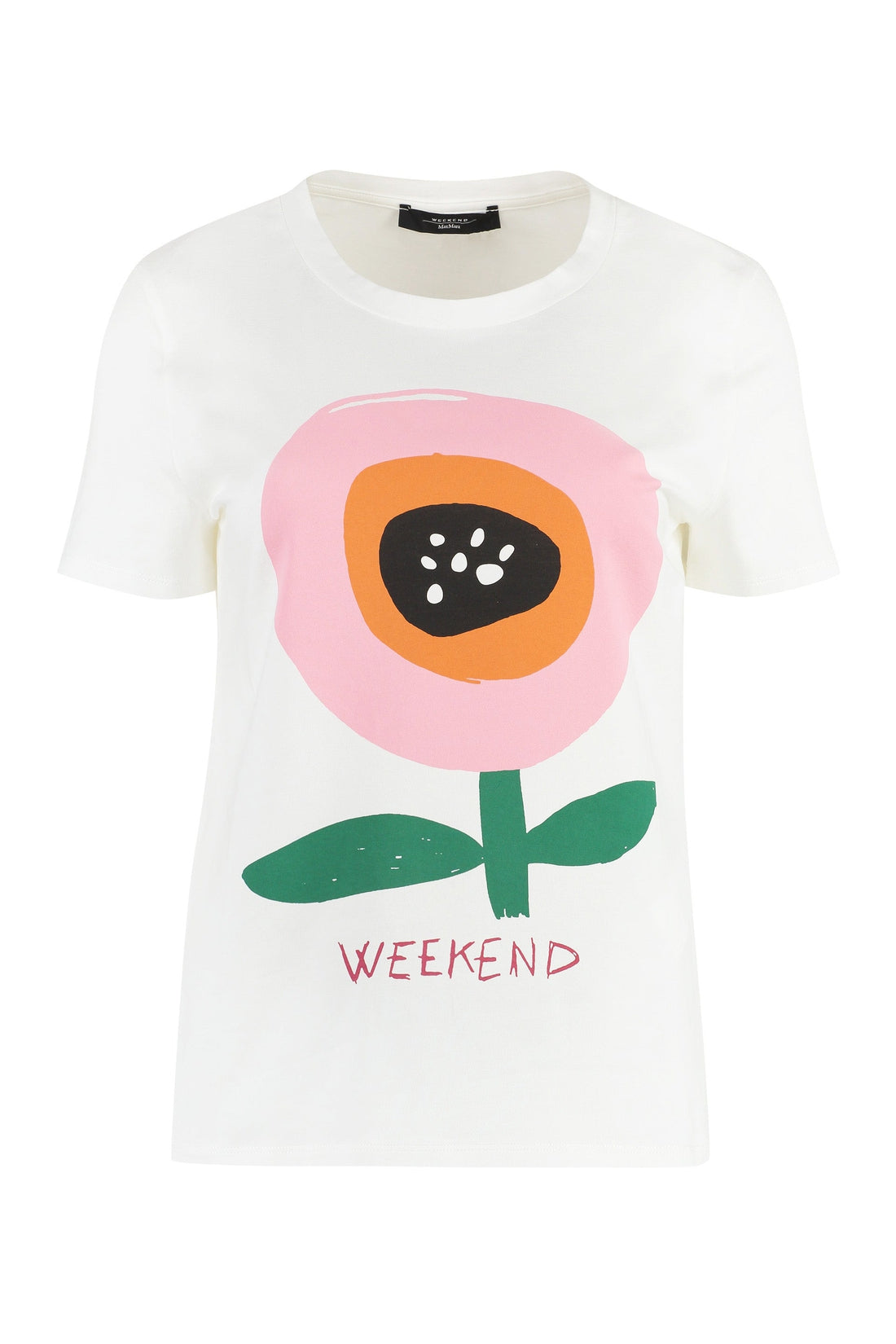 Weekend Max Mara-OUTLET-SALE-Chopin printed cotton T-shirt-ARCHIVIST