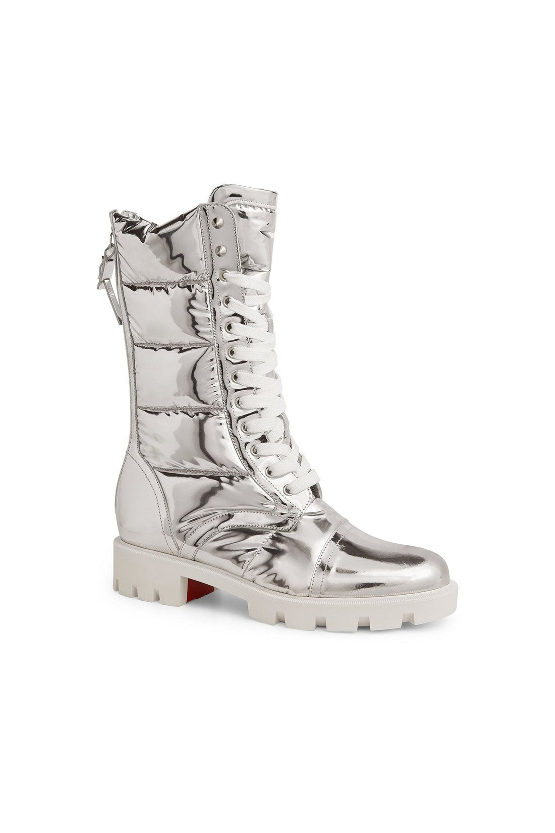 CHRISTIAN LOUBOUTIN-OUTLET-SALE-Christian Louboutin Pavleta Silver Boots-ARCHIVIST