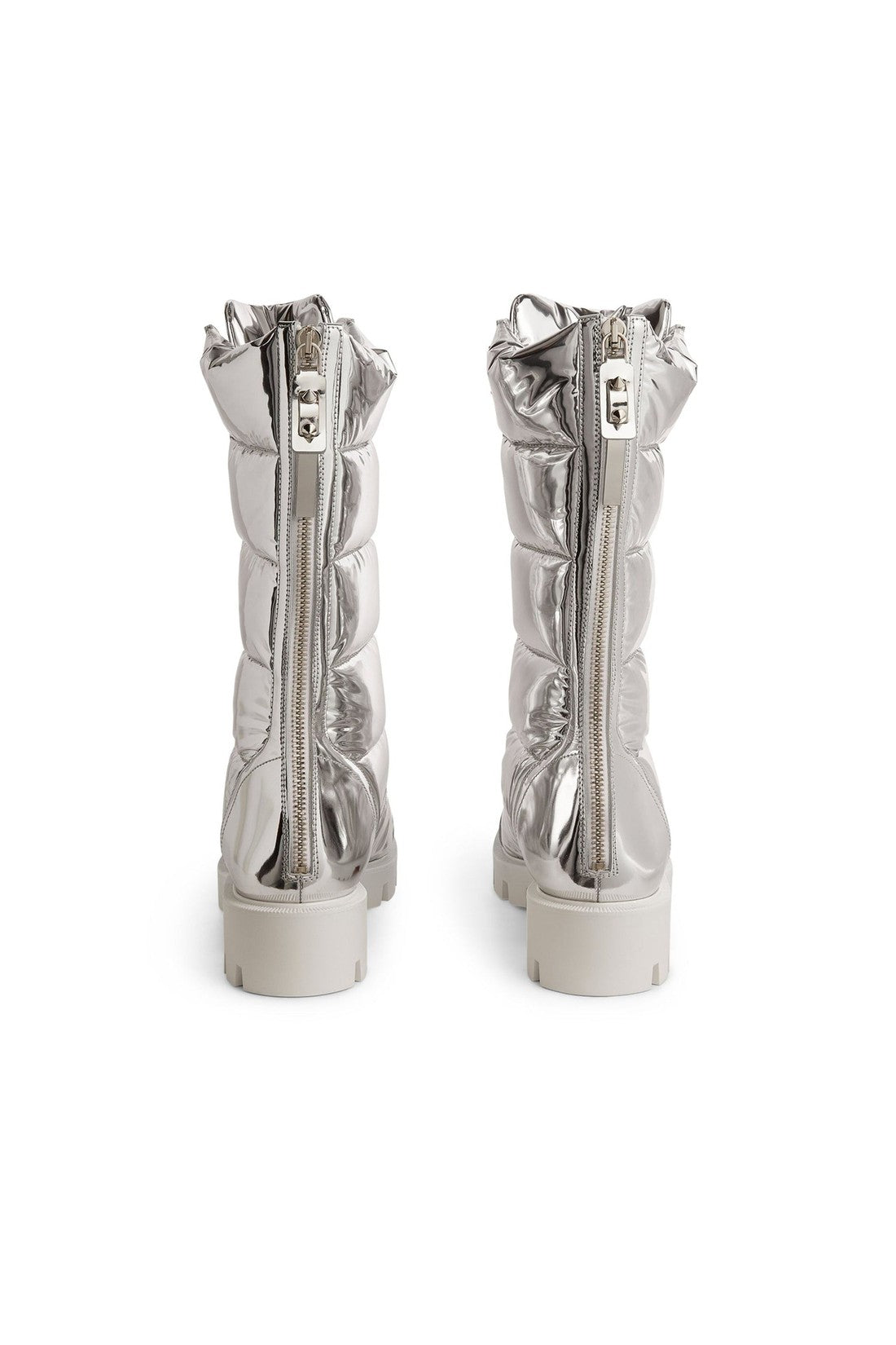 CHRISTIAN LOUBOUTIN-OUTLET-SALE-Christian Louboutin Pavleta Silver Boots-ARCHIVIST