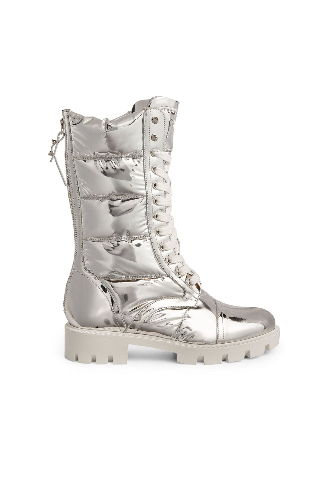 CHRISTIAN LOUBOUTIN-OUTLET-SALE-Christian Louboutin Pavleta Silver Boots-ARCHIVIST