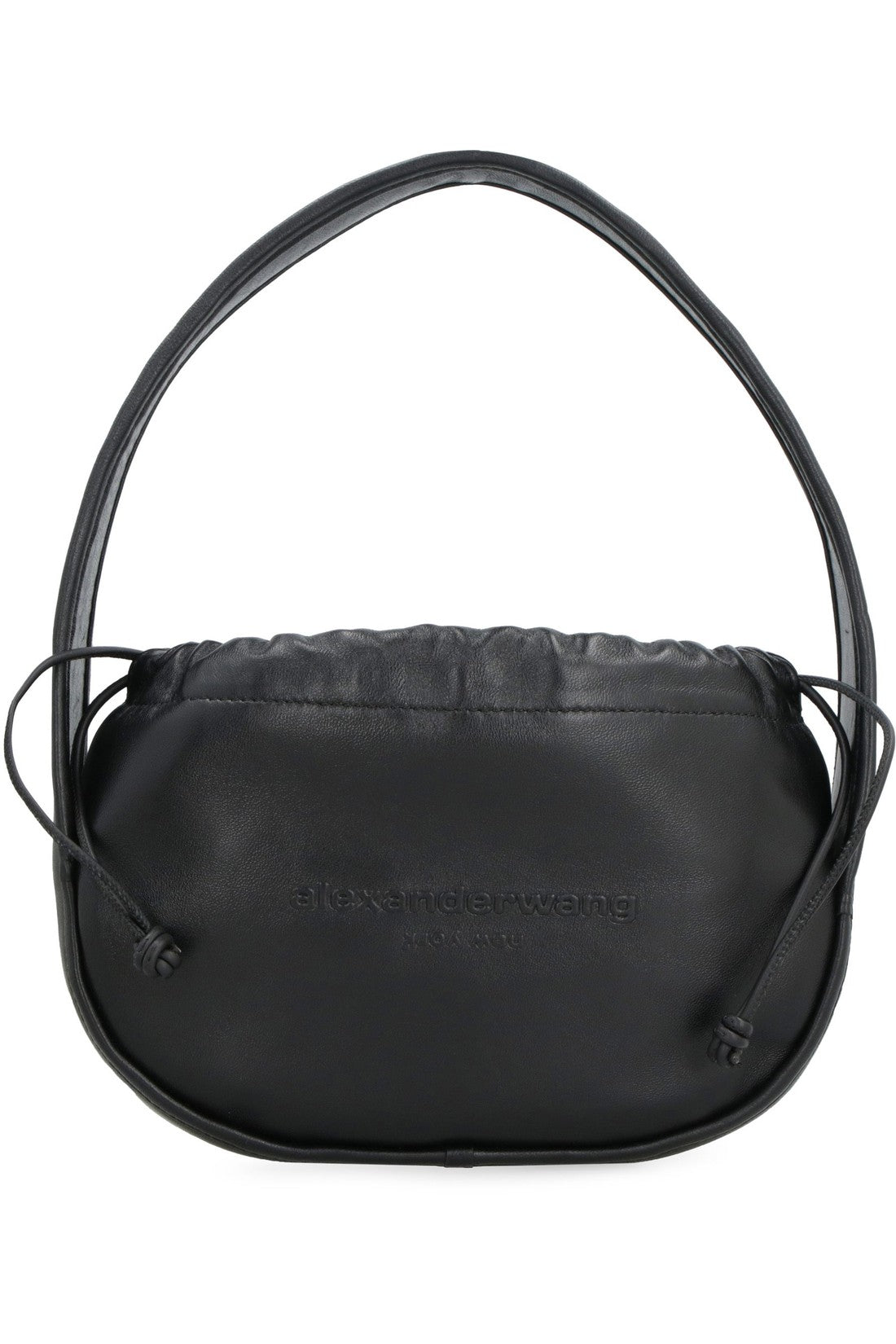 Alexander Wang-OUTLET-SALE-Cinch leather small hobo bag-ARCHIVIST