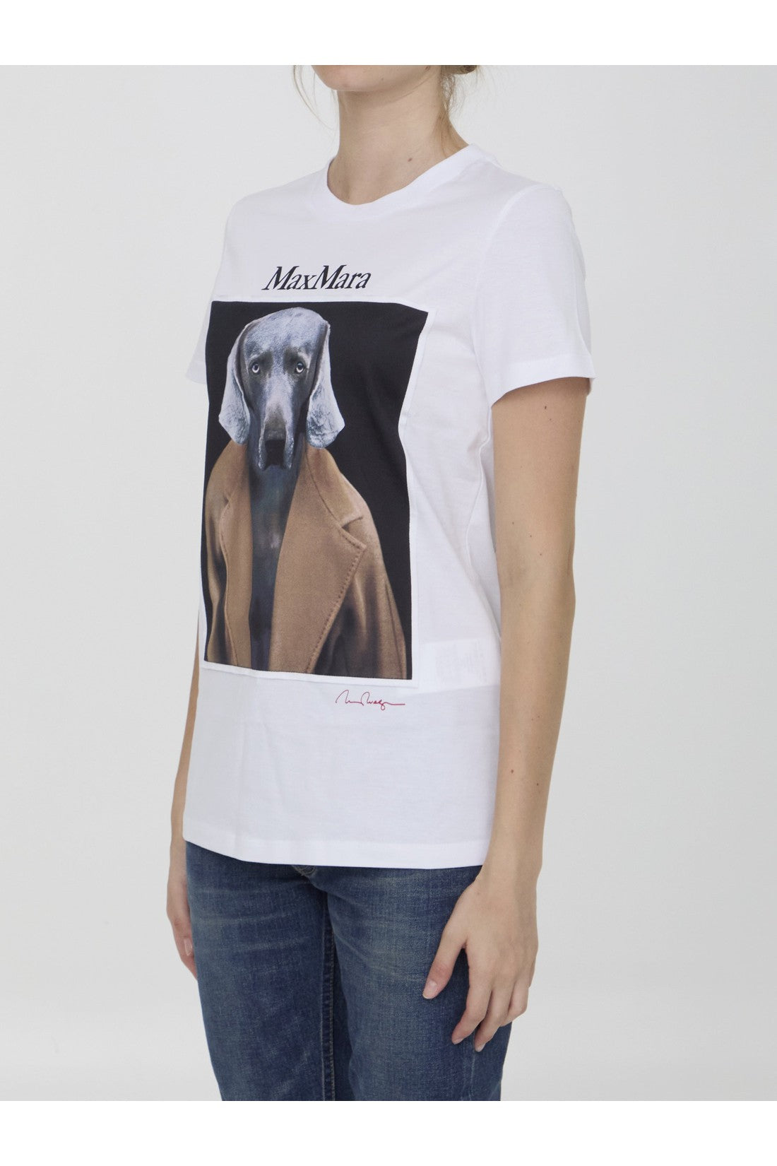 MAX MARA-OUTLET-SALE-Cipria t-shirt-ARCHIVIST