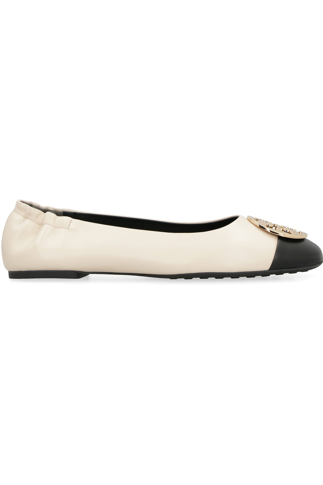 Tory Burch-OUTLET-SALE-Claire leather ballet flats-ARCHIVIST