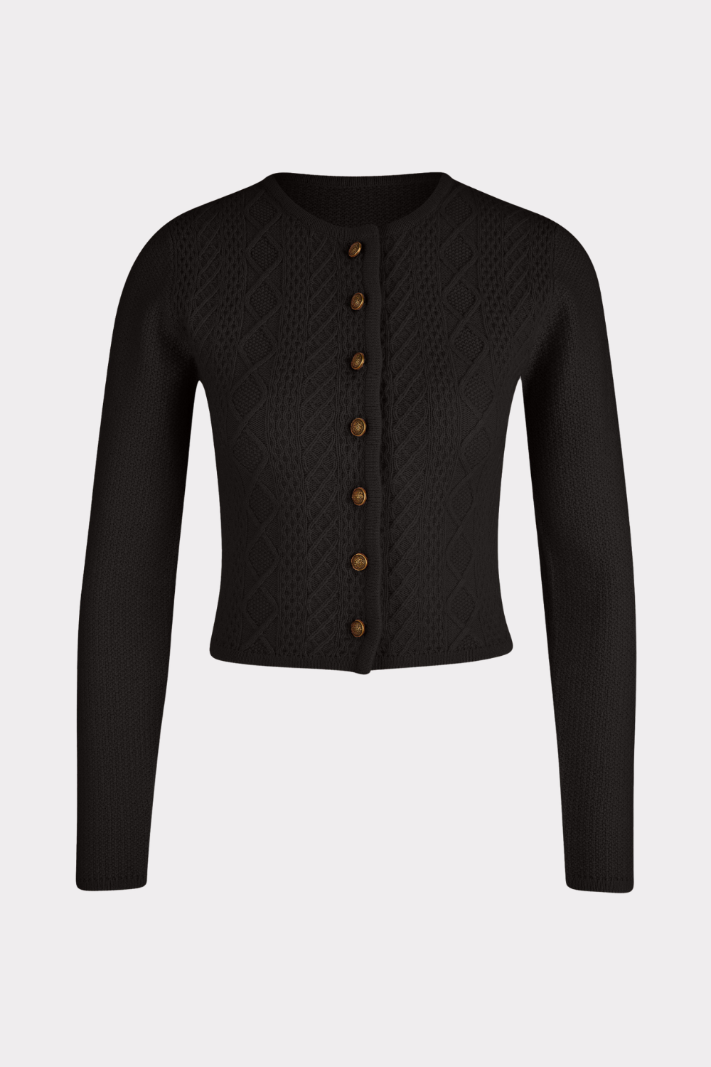 Damen Strickcardigan Clarissa Kaschmir-Strick & Pullover-Felicitas-OUTLET-XS-schwarz-ARCHIVIST-ARCHIVE-SALE