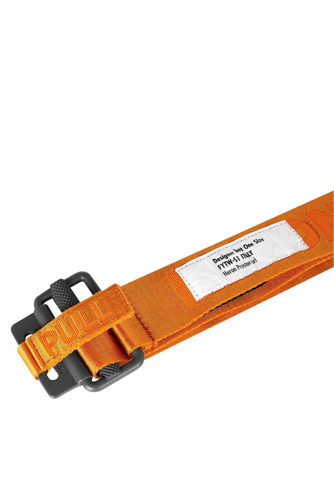 Heron Preston-OUTLET-SALE-Classic Buckle Logo Tape Belt-ARCHIVIST