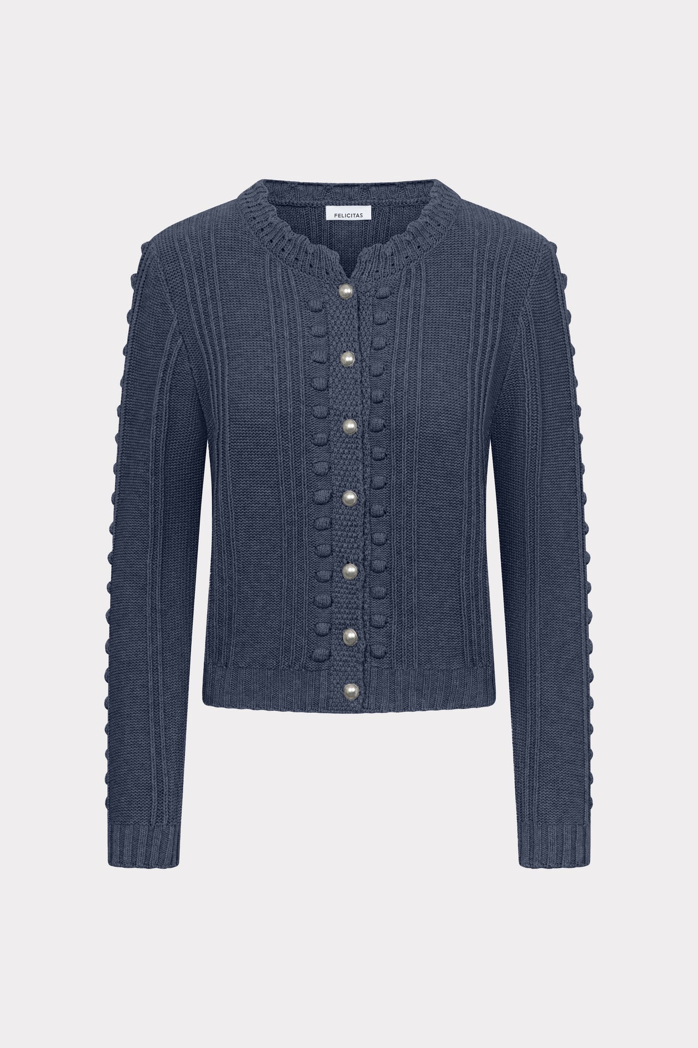 Damen Strickcardigan Claudine-Strick & Pullover-Felicitas-OUTLET-XS-marine-ARCHIVIST-ARCHIVE-SALE