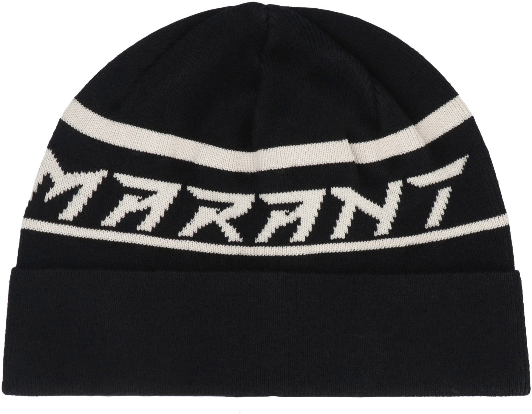 Isabel Marant-OUTLET-SALE-Cliff Logo wool beanie-ARCHIVIST