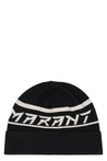 Isabel Marant-OUTLET-SALE-Cliff Logo wool beanie-ARCHIVIST