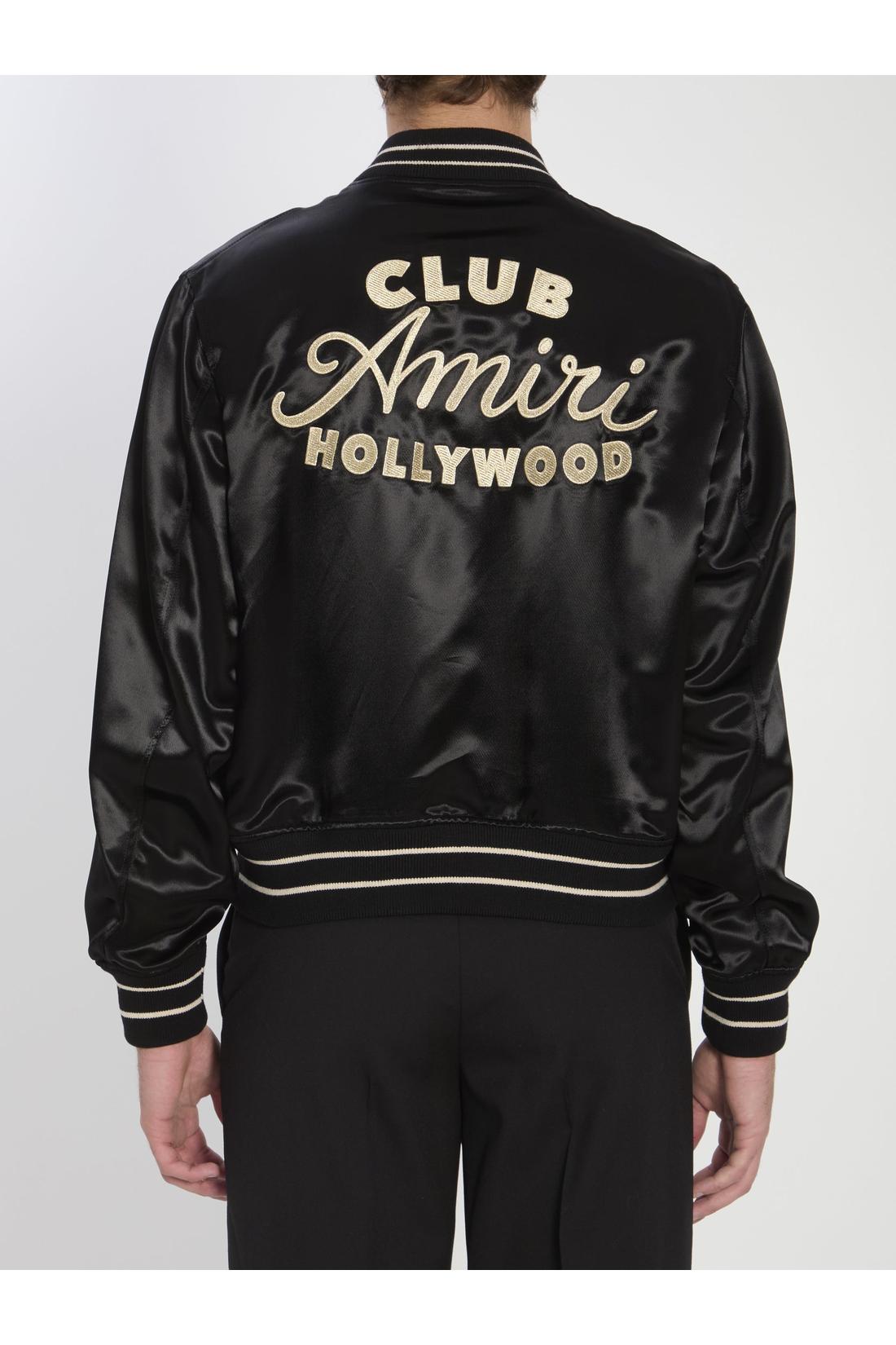 Amiri-OUTLET-SALE-Club Amiri satin bomber jacket-ARCHIVIST