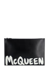 ALEXANDER MCQUEEN-OUTLET-SALE-Clutche Schwarz-ARCHIVIST