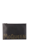 ALEXANDER MCQUEEN-OUTLET-SALE-Clutche Schwarz-ARCHIVIST